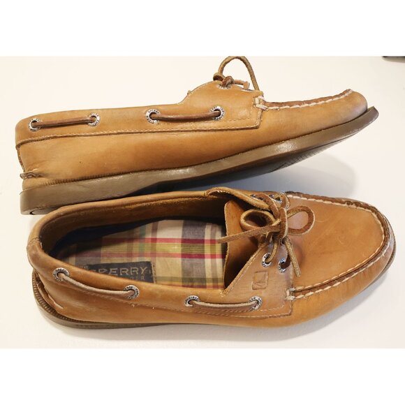 Sperry Topsiders Brown 8.5 Boat Deck Shoes - Picture 3 of 5